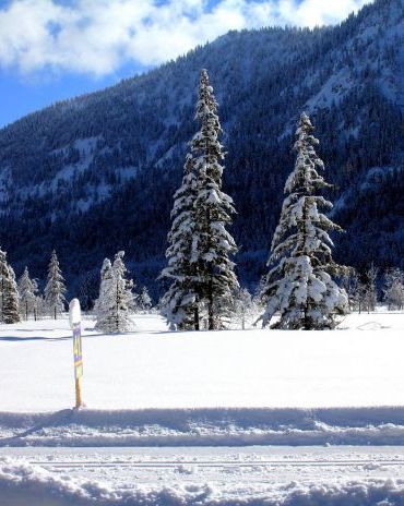 Winterlandschaft Oberammergau